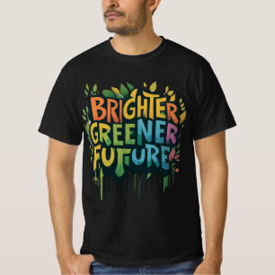 Camiseta Futuro Mais Brilhante E Mais Verde ( T-Shirt Conce