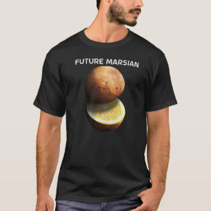 Camiseta Futuro Marsiano Para Planeta Vermelho Astrônomo