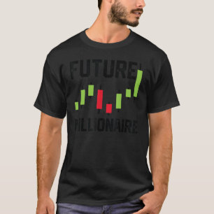 Camiseta Futuro Mercado de Ações Comerciais no Dia Milionár