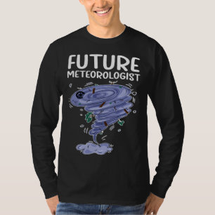 Camiseta Futuro Meteorologista Para Ser Estudante de Meteor