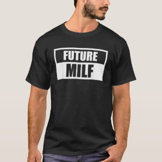 Camiseta Futuro MILF Grávida Mãe Esperando