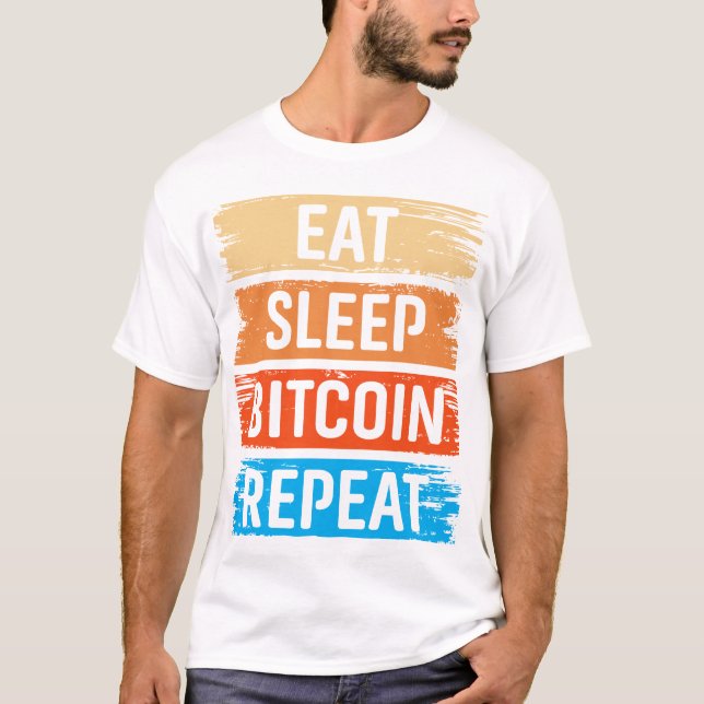 Camiseta Futuro Milionário Bitcoin Humor Criptomoeda  (Frente)