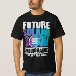 Camiseta Futuro Milionário de Moedas da SOLANA