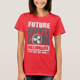 Camiseta Futuro Milionário de Moedas RÍPIDAS - Passar um di