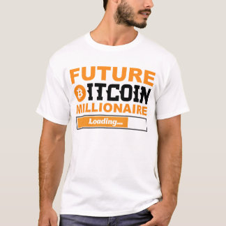 Camiseta Futuro Milionário Humor Bitcoin Criptomoeda