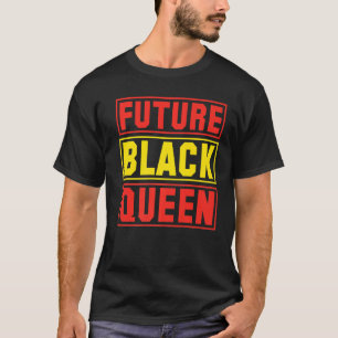 Camiseta Futuro Negro Rainha Melanina Orgulho Negro Histo