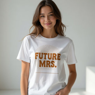 Camiseta Futuro Nome Personalizado da Sra. Nome Personali