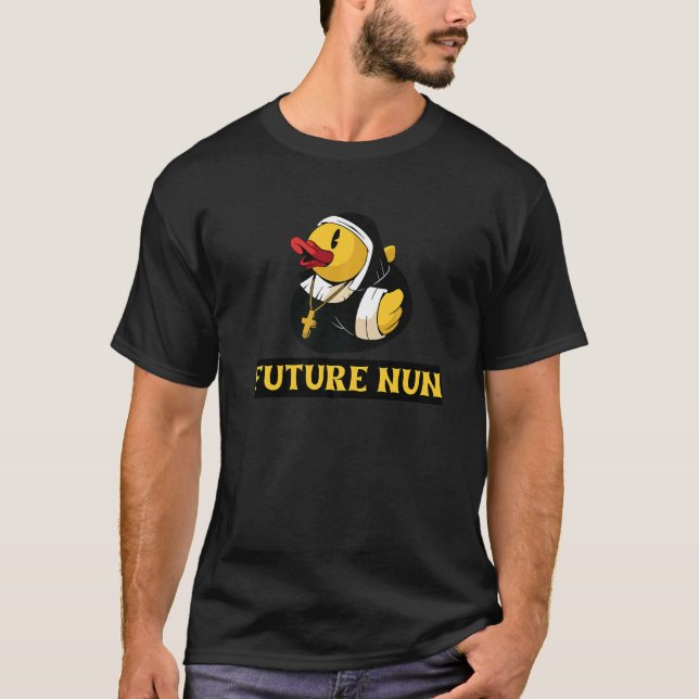 Camiseta Futuro Nun Rubber Duck Bathroom Squeb Cl (Frente)