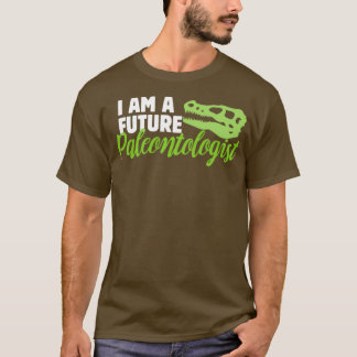 Camiseta Futuro Paleontologista Dinossauros Pré-Históricos
