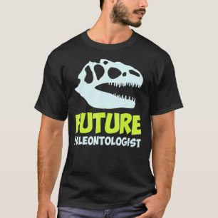 Camiseta Futuro Paleontólogo Dinossauro Fossils Crianças