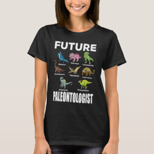 Camiseta Futuro Paleontólogo Dinossauros Fossils Paleontol