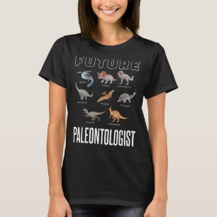 Camiseta Futuro Paleontólogo Escola Paleontológica Dinossau