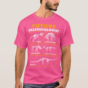 Camiseta Futuro Paleontólogo Fóssil de Dinossauro Paleontol
