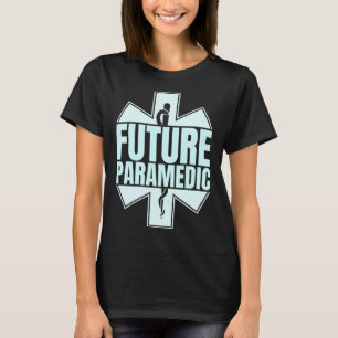 Camiseta Futuro Paramédico de Primeiros Socorros EMT Médico
