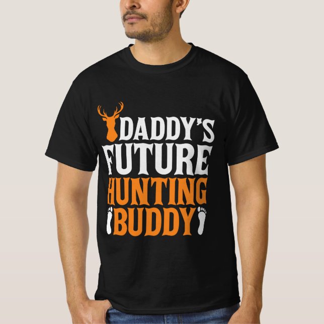 Camiseta Futuro parceiro de caça do papai (Frente)