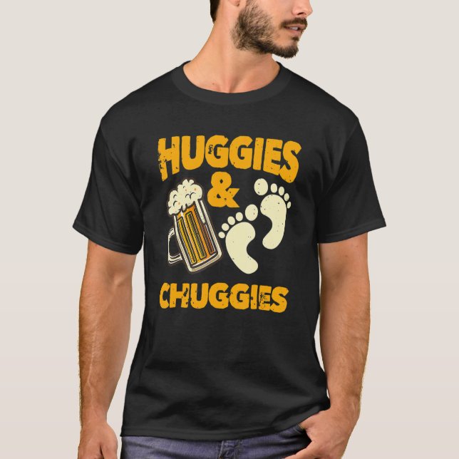 Camiseta Futuro Partido Padre Huggies E Chuggies (Frente)
