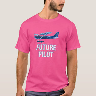 Camiseta Futuro Piloto C172 Aviões Voando