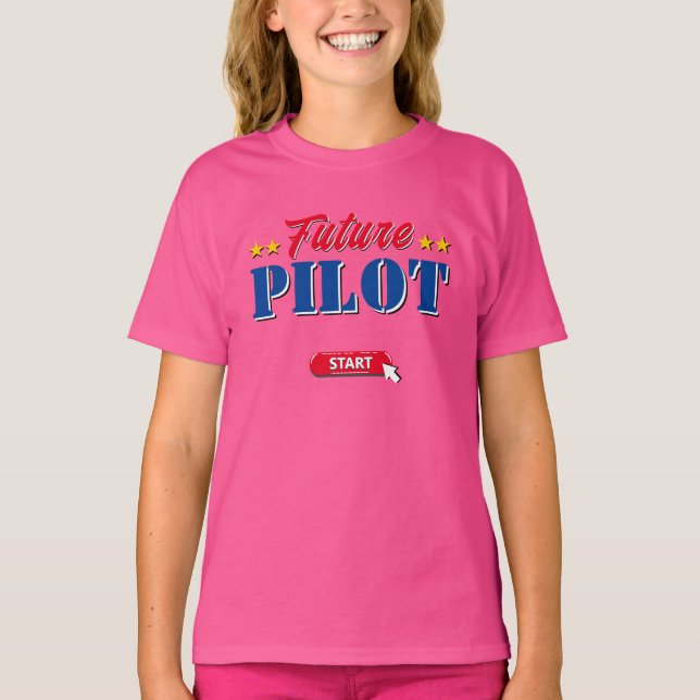 Camiseta Futuro Piloto T-Shirt (Frente)