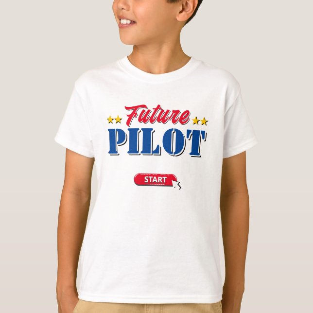 Camiseta Futuro Piloto T-Shirt (Frente)