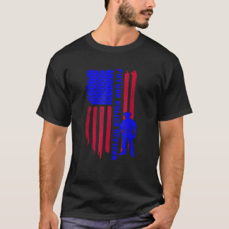 Camiseta Futuro Policial Kids American Flag