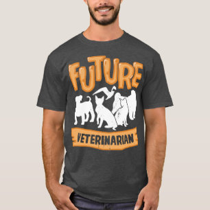 Camiseta Futuro Presente de Estudante da Escola Veterinária