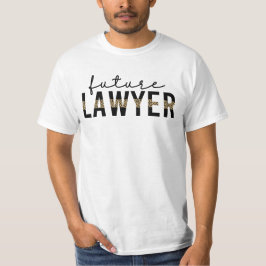Camiseta Futuro Presente de Estudante da Faculdade de Direi