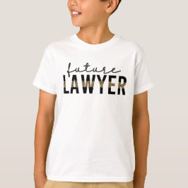 Camiseta Futuro Presente de Estudante da Faculdade de Direi