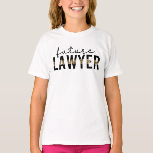 Camiseta Futuro Presente de Estudante da Faculdade de Direi