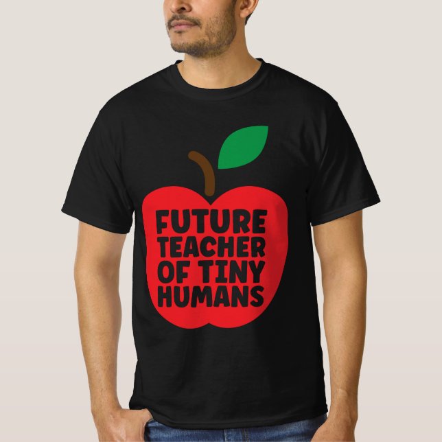 Camiseta Futuro Professor de Pequenos Humanos (Frente)