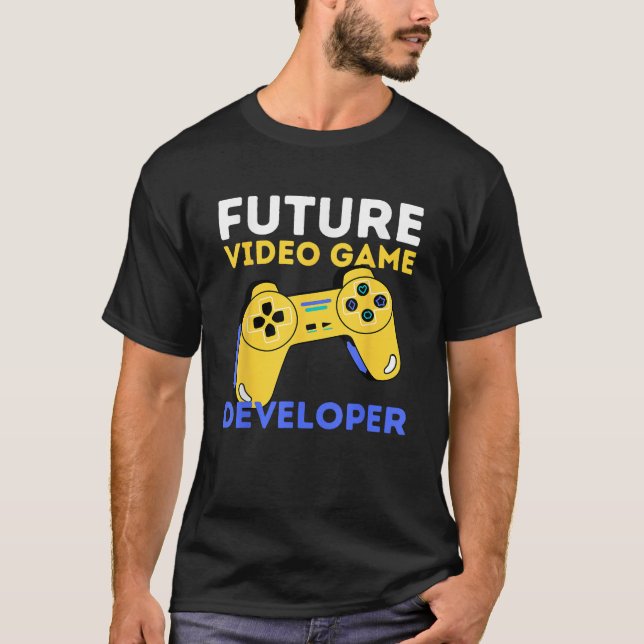 Camiseta Futuro programa de designer de jogos para desenvol (Frente)