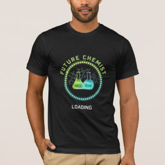 Camiseta Futuro Químico Carregando - Gráfico de Estudante d