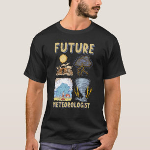 Camiseta Futuro Relatório Meteorologista Previsão do Tempo