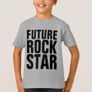 CAMISETA FUTURO ROCK STAR KIDS GAROTOS T-SHIRTS