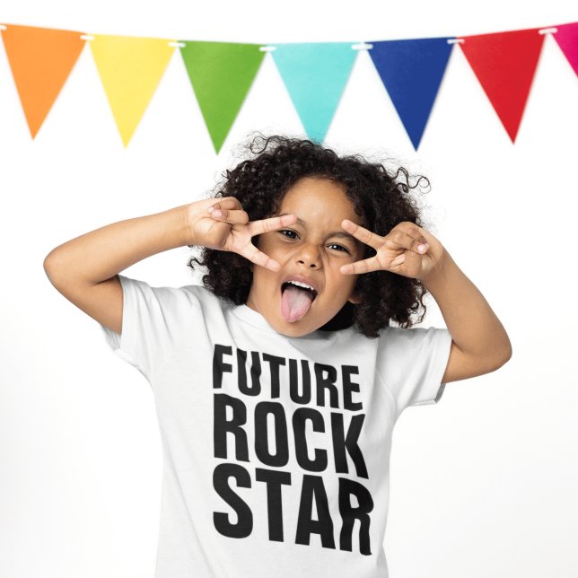 CAMISETA FUTURO ROCK STAR KIDS T-SHIRTS (Criador carregado)