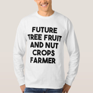 Camiseta Futuro Setor Da Fruta De Árvores E Da Cultura De F