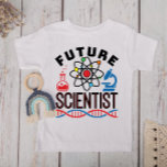 Camiseta FUTURO STEM DE PASSAGEIROS Científicos<br><div class="desc">Futuro design de Cientista para Química,  Física ou Estudante de Biologia. Design de STEM perfeito para quem quer ser químico,  físico ou biólogo. O futuro design de novidade cientista apresenta gráficos de átomos,  microscópios,  beaker e DNA. Excelente para vestir a feira de ciência ou campo de ciência.</div>