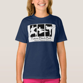 Camiseta Futuro T-Shirt Azul Cinturão Negro