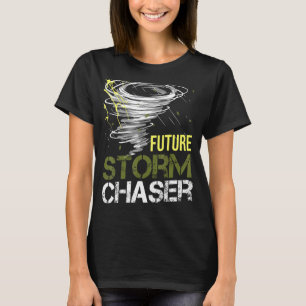Camiseta Futuro Tempestade Chaser Weather Tornado para Mete