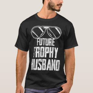 Camiseta Futuro Troféu Noivo Noivo Para Ser Marido Solteirã