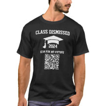 Futuro Varredura de Código QR T-Shirt