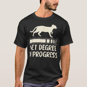 Camiseta Futuro Veterinário Técnico de Veterinária Grau em 