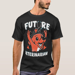 Camiseta Futuro veterinário Vet Student Dogtor