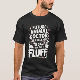 Camiseta Futuro veterinário Vet Veterinário Figuras Veterin