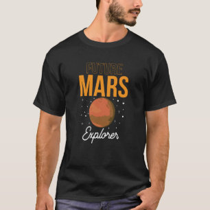 Camiseta Futuros Ditos do Planeta Espacial do Explorador Ma