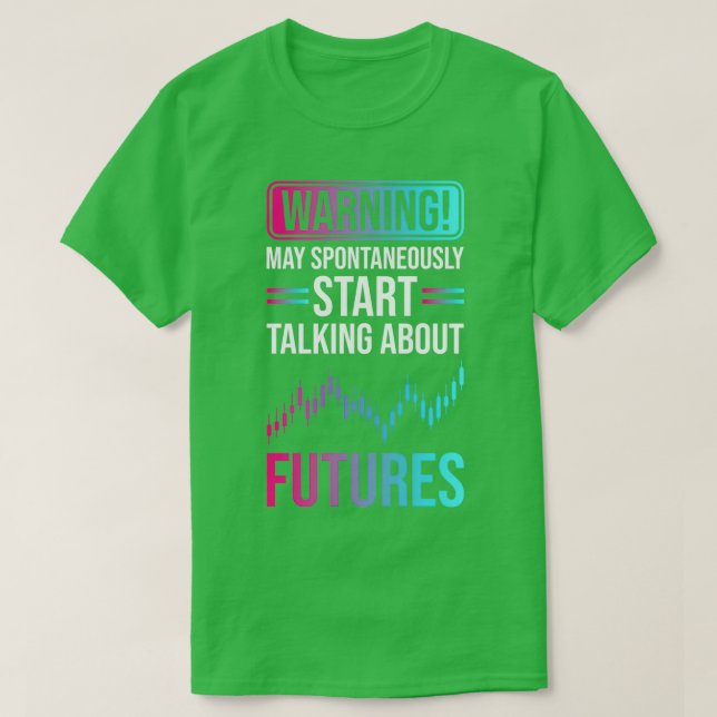 Camiseta Futuros Mercado de Ações Comerciais 1 (Frente do Design)