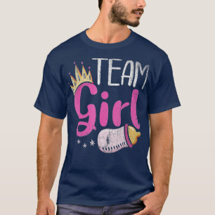 Camiseta Futuros Pais Equipe Rapariga Anunciando Sexo