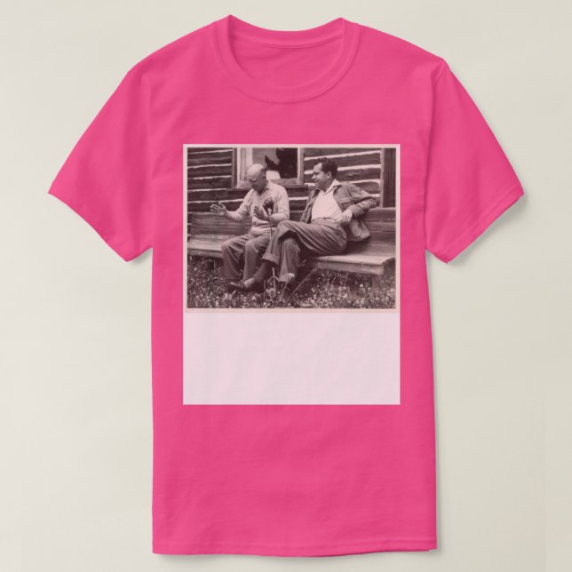 Camiseta Futuros Presidentes Dwight D Eisenhower e Richard (Frente do Design)