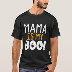 Camiseta Fuuny Mama É A Minha Adolescente De Boo Halloween