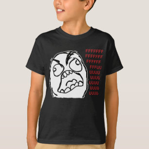 Camiseta Fuuuu do fuuu da cara da raiva