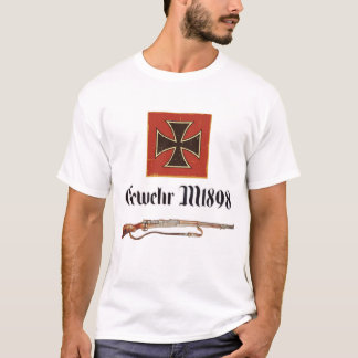 Camiseta Fuzil Gewehr M1898 alemão da Primeira Guerra Mundi